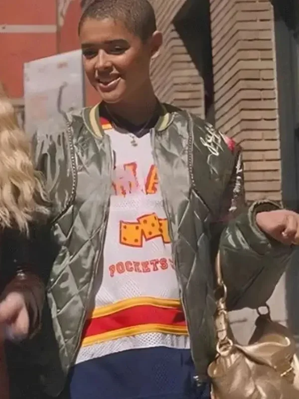 Gossip Girl S02 Jordan Alexander Quilted Bomber Jacket
