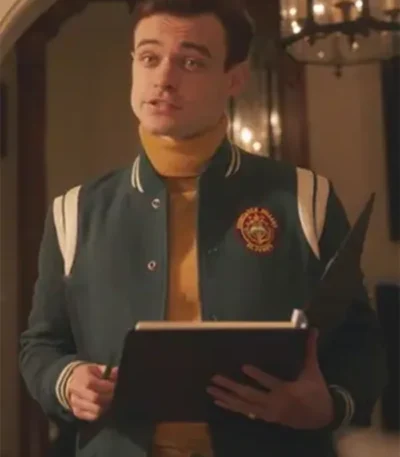 Gossip Girl S02 Max Wolfe Green Bomber Jacket