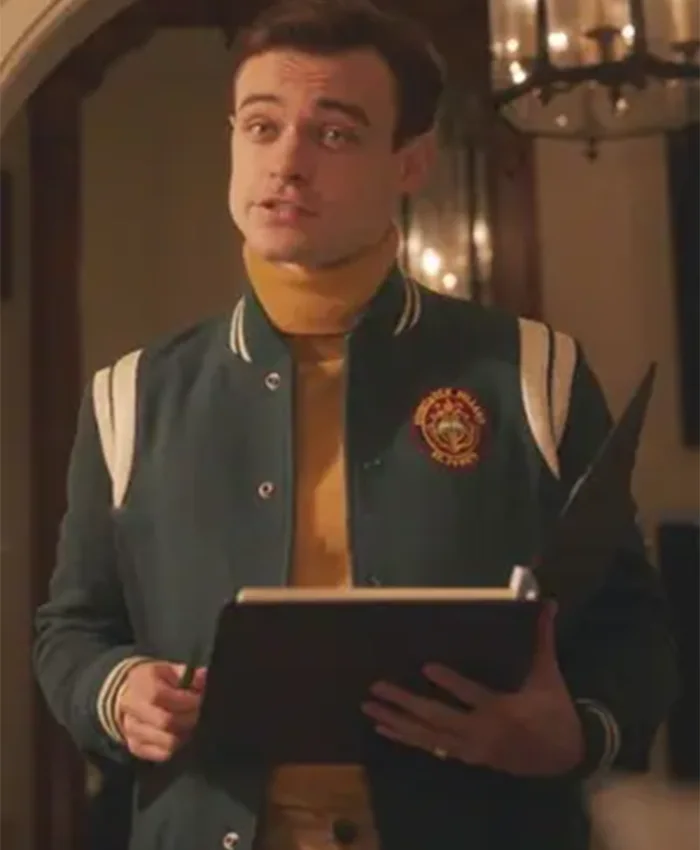 Gossip Girl S02 Max Wolfe Green Bomber Jacket Gossip Girl S02 Max Wolfe Green Bomber Jacket