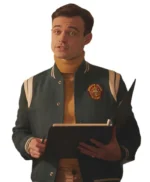 Gossip Girl S02 Max Wolfe Green Bomber Jacket