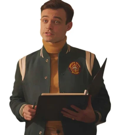 Gossip Girl S02 Max Wolfe Green Bomber Jacket