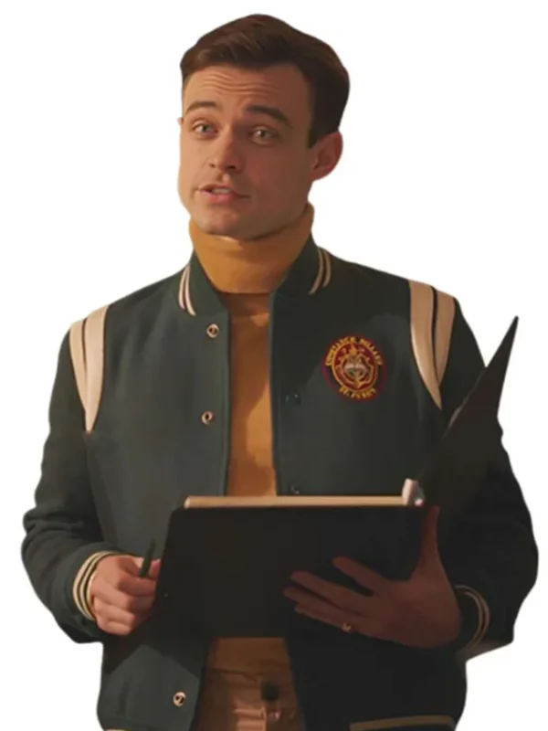 Gossip Girl S02 Max Wolfe Green Bomber Jacket