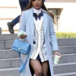 Gossip Girl S02 Savannah Lee Smith Blue Plaid Coat