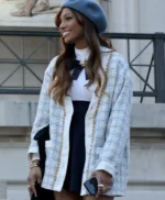 Gossip Girl S02 Savannah Lee Smith Blue Plaid Jacket