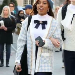 Gossip Girl S02 Savannah Lee Smith Blue Plaid Jacket