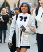 Gossip Girl S02 Savannah Lee Smith Blue Plaid Jacket