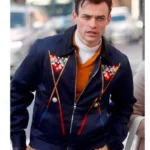 Gossip Girl S02 Thomas Doherty Billiards Printed Jacket