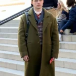 Gossip Girl S02 Thomas Doherty Green Trench Coat