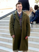 Gossip Girl S02 Thomas Doherty Green Trench Coat
