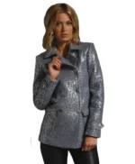 Gossip Girl S05 Blair Waldorf Sequin Peacoat