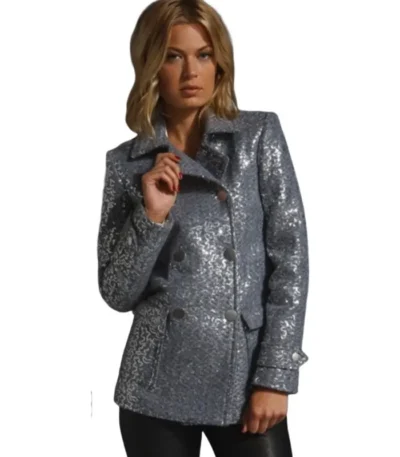 Gossip Girl S05 Blair Waldorf Sequin Peacoat