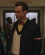 Gossip Girl SO2 Thomas Doherty Blue Check Jacket