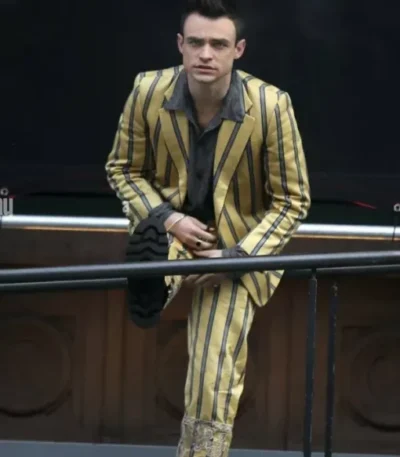 Gossip Girl Thomas Doherty Yellow Suit