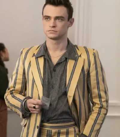 Gossip Girl Thomas Doherty Yellow Suit