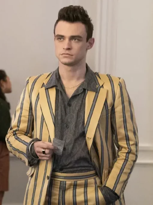 Gossip Girl Thomas Doherty Yellow Suit Gossip Girl Thomas Doherty Yellow Suit