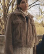Gossip Girl Zión Moreno Fur Jacket