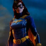 Gotham Knights Batgirl Purple Leather Jacket