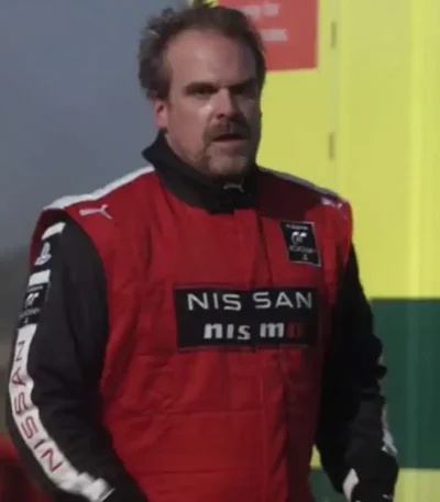 Gran Turismo 2023 David Harbour Red Vest