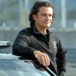 Gran Turismo 2023 Orlando Bloom Black Bomber Jacket