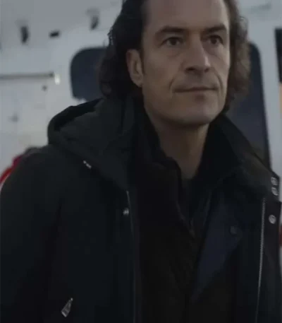 Gran Turismo 2023 Orlando Bloom Black Hooded Jacket