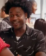 Grand Crew S02 Echo Kellum Black Shirt
