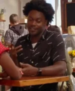 Grand Crew S02 Echo Kellum Black Shirt