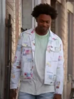 Grand Crew S02 Echo Kellum Printed White Shirt
