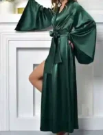 Green Kimono Robe