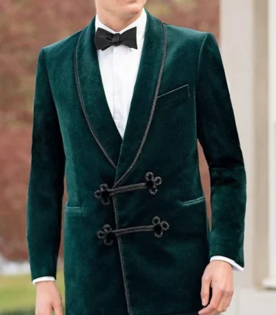 Green Smoking Jacket