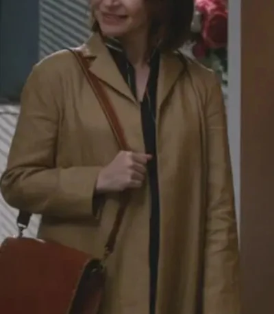 Grey’s Anatomy Amelia Lined Beige Coat