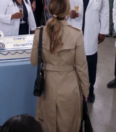 Greys Anatomy Ellen Pompeo Beige Coat