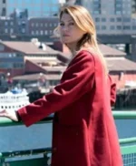 Grey’s Anatomy Ellen Pompeo Maroon Coat