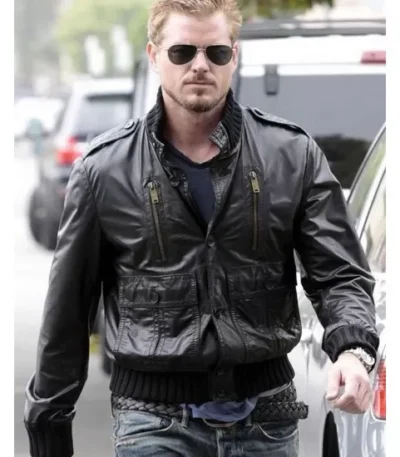 Grey’s Anatomy Mark Sloan Black Bomber Jacket