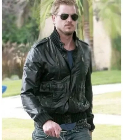 Grey’s Anatomy Mark Sloan Black Bomber Jacket