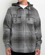 Greys Anatomy S22 Logan Durston Hooded Flannel Jacket