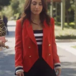 Grown-Ish S3 E16 Ana Torres Red Blazer Jacket