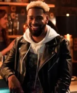 Grown-ish S04 Warren Egypt Franklin Black Leather Jacket