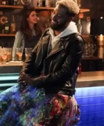 Grown-ish S04 Warren Egypt Franklin Black Leather Jacket