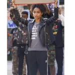 Grown-ish S04 Zoey Johnson Black Leather Jacket