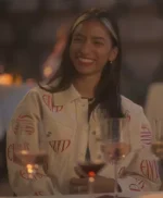 Grown-ish S05 Zaara White Trucker Jacket