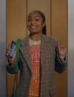 Grown-ish S05 Zoey Johnson Checked Jacket