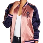 Grown-ish Zoey Johnson Pink Bomber Jacket