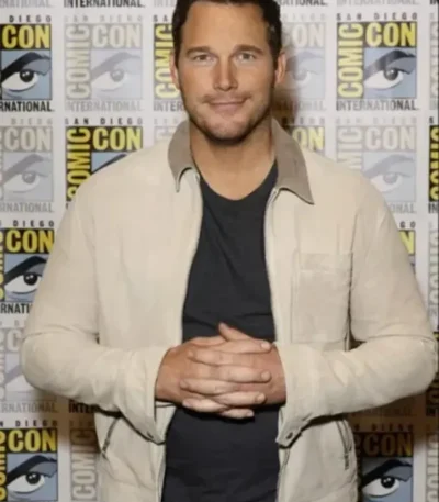 Guardians of the Galaxy Vol. 3 Chris Pratt Beige Cotton Jacket