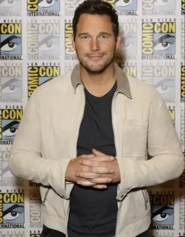 Guardians of the Galaxy Vol. 3 Chris Pratt Beige Cotton Jacket