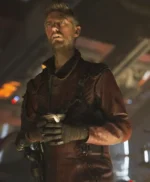 Guardians of the Galaxy Vol. 3 Maroon Leather Coat