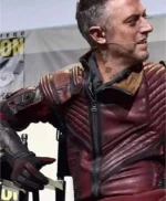 Guardians of the Galaxy Vol. 3 Maroon Leather Coat