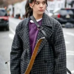 Hailee Steinfeld Hawkeye Black Plaid Coat
