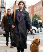 Hailee Steinfeld Hawkeye Black Plaid Coat