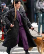 Hailee Steinfeld Hawkeye Black Plaid Coat