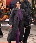 Hailee Steinfeld Hawkeye Black Plaid Coat